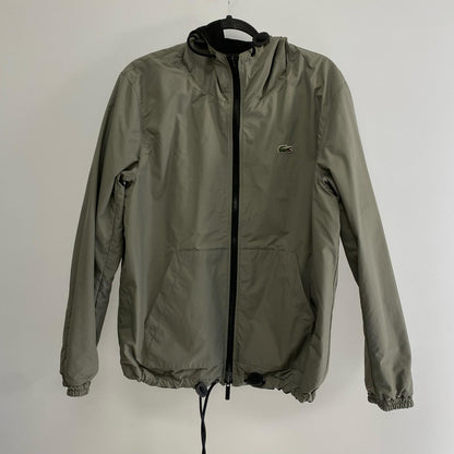 【中古】LACOSTE | ラコステ リバーシブルフードジャケット ナイロンジャケット BH068LJ リバーシブル サイズ：M