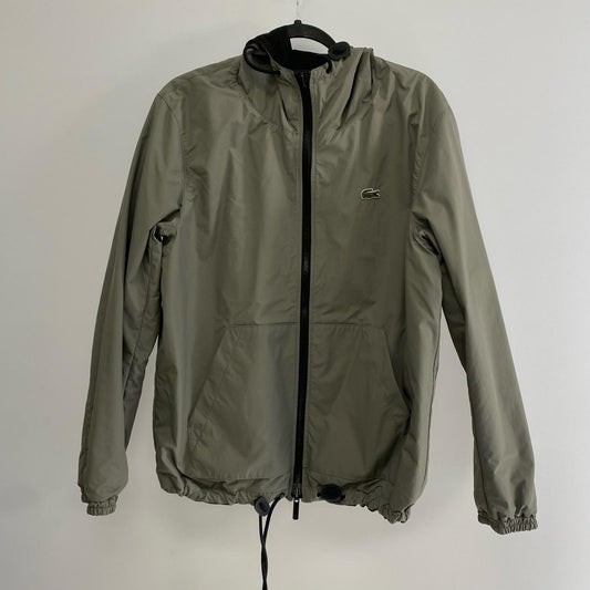 【中古】LACOSTE | ラコステ リバーシブルフードジャケット ナイロンジャケット BH068LJ リバーシブル サイズ：M