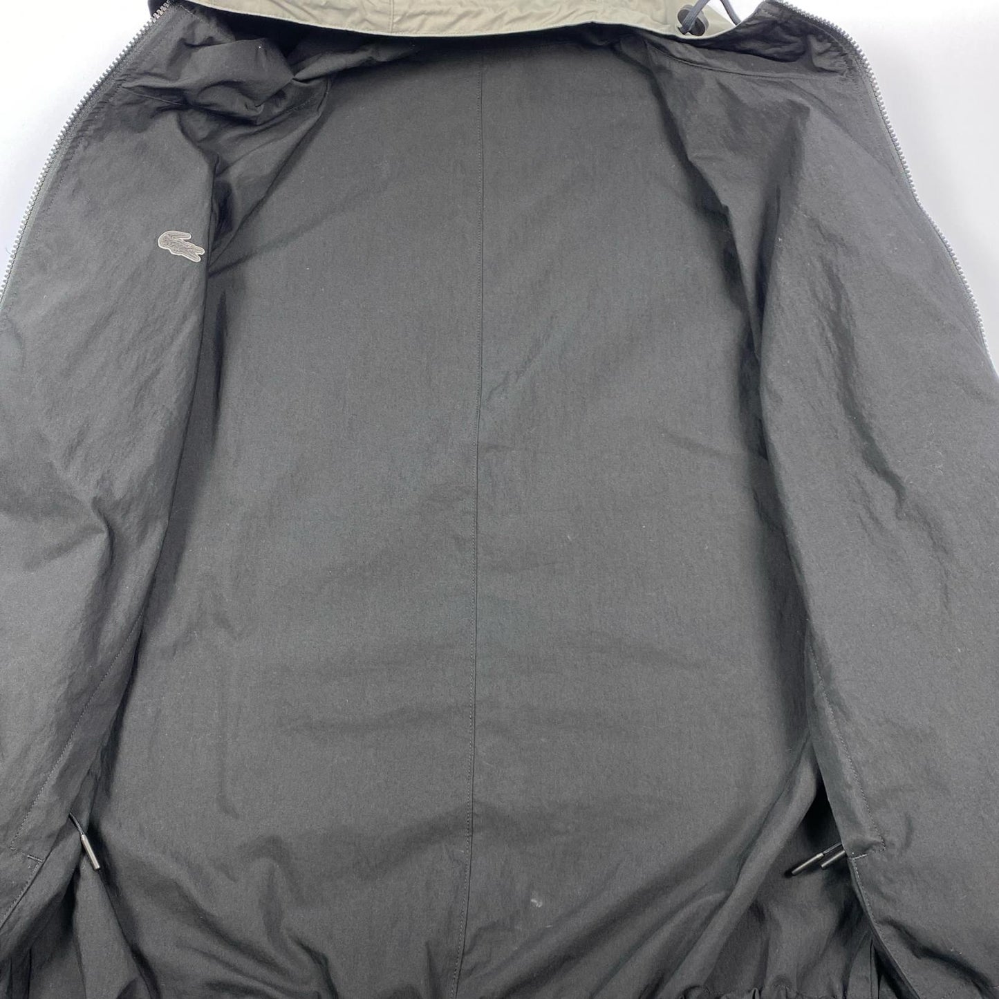 【中古】LACOSTE | ラコステ リバーシブルフードジャケット ナイロンジャケット BH068LJ リバーシブル サイズ：M