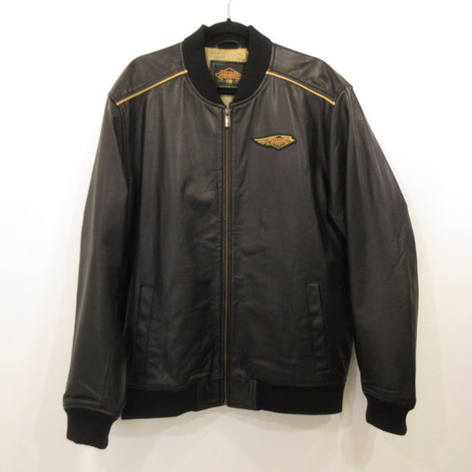 HARLEY-DAVIDSON | ハーレーダビットソン 120Th Anniversary Leather Jacket レザー 97034-23VM 120周年記念 ブラック サイズ：L