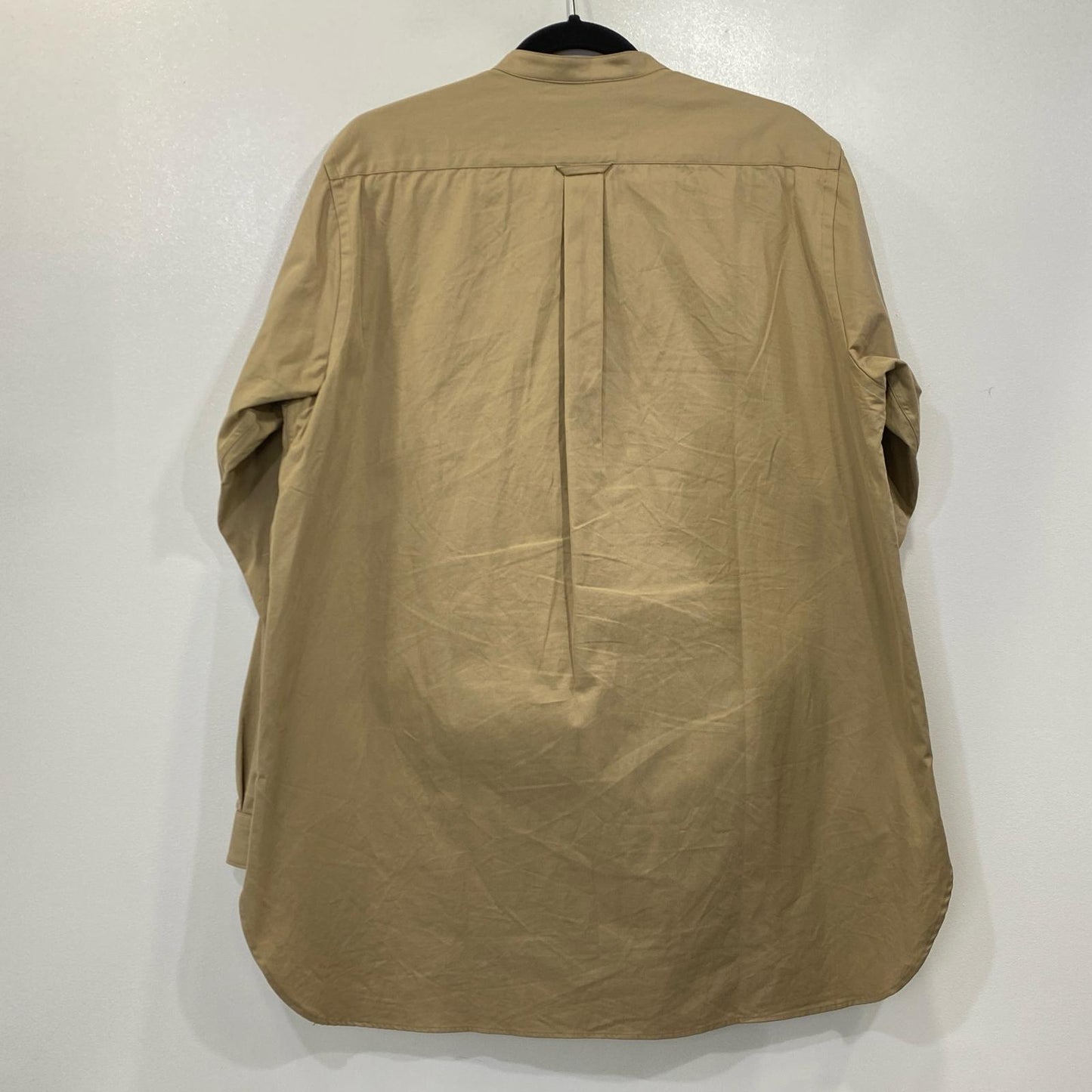 Vincent et Mireille | バンソンエミレイユ BAND COLLAR SHIRTS 長袖シャツ VM192SK11271 2019S/S ベージュ サイズ：42【姫路東店】