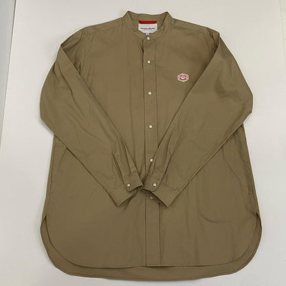 Vincent et Mireille | バンソンエミレイユ BAND COLLAR SHIRTS 長袖シャツ VM192SK11271 2019S/S ベージュ サイズ：42【姫路東店】