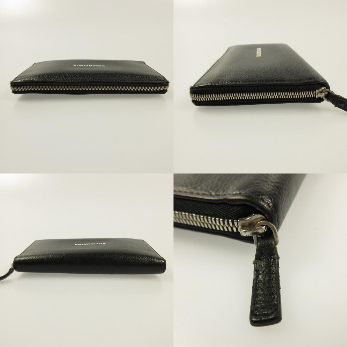【中古】BALENCIAGA | バレンシアガ EVERYDAY 長財布 594317 ブラック