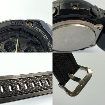 G-SHOCK | ジーショック G-STEEL 腕時計 GST-W300G-1A1JF アナデジ電波ソーラー ブラック【姫路東店】