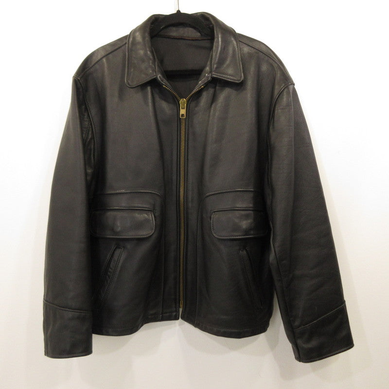 schott | Schott Leather 693 Black Size: 46