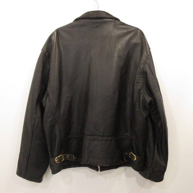 schott | Schott Leather 693 Black Size: 46