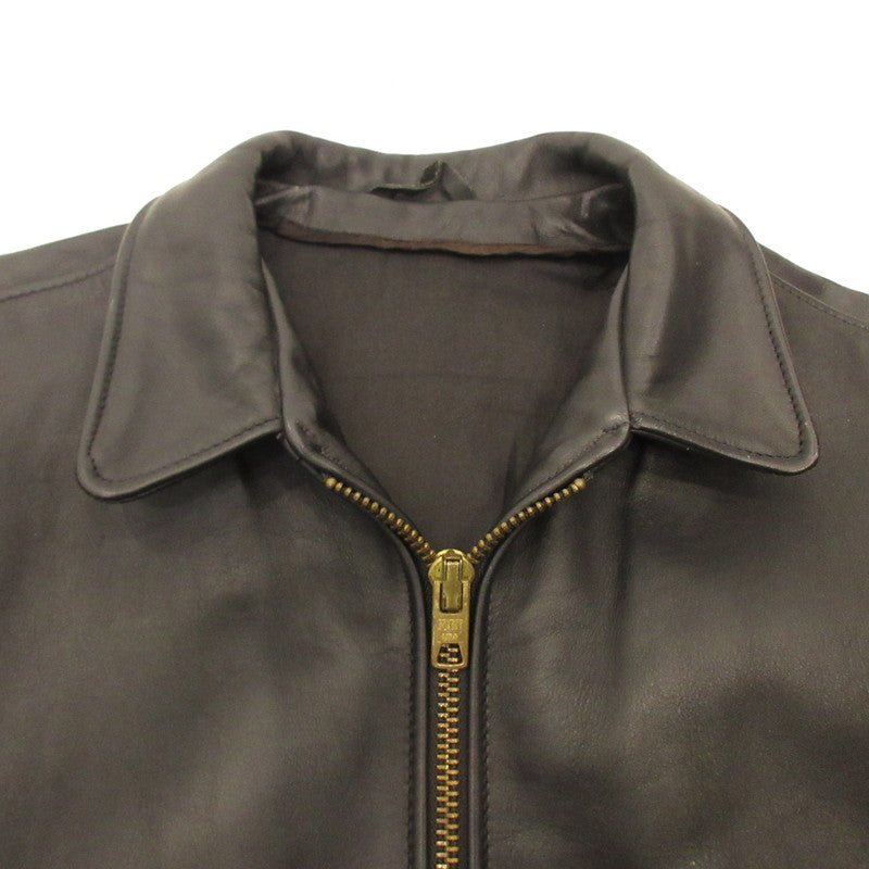 schott | Schott Leather 693 Black Size: 46