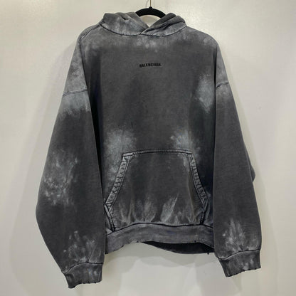 BALENCIAGA | バレンシアガ Medium Fit Hoodie パーカー 767877 プルオーバーパーカー 国内正規品 グレー サイズ：XL【姫路東店】