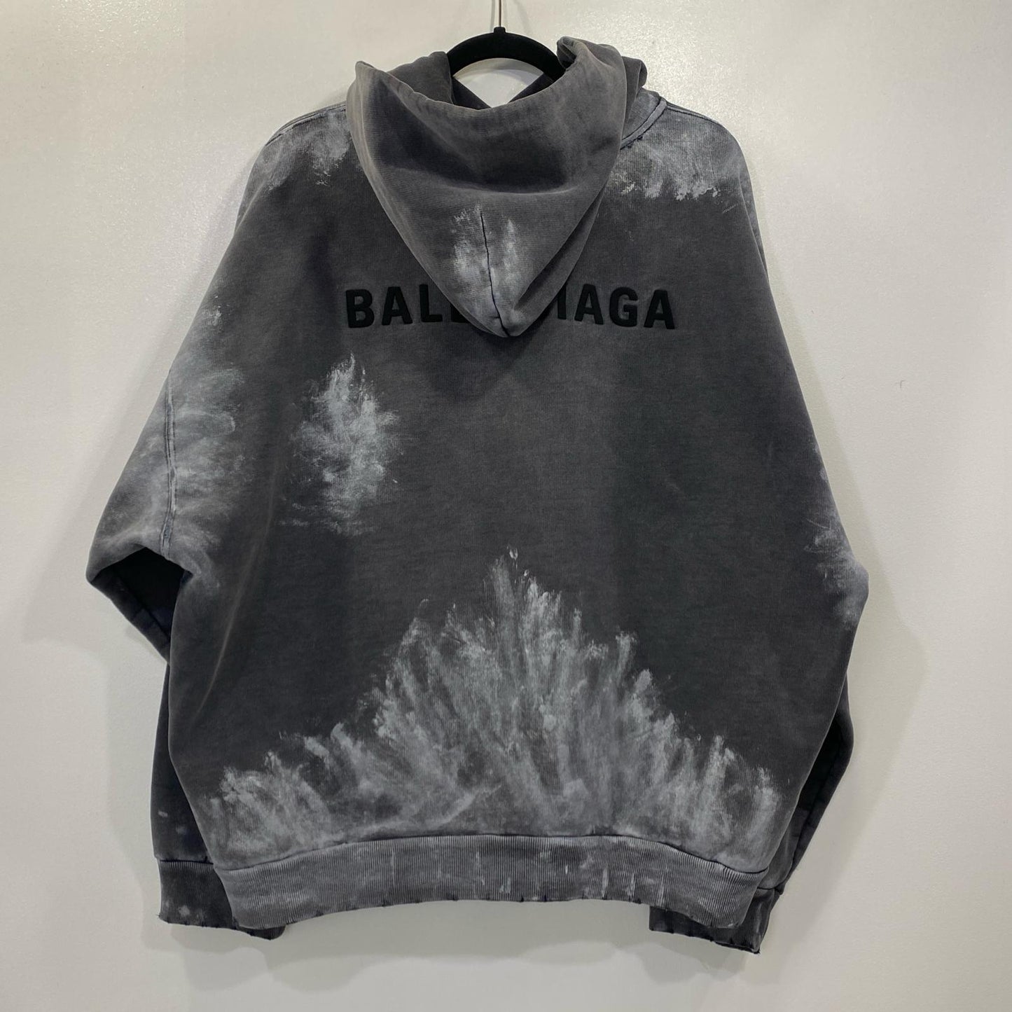 BALENCIAGA | バレンシアガ Medium Fit Hoodie パーカー 767877 プルオーバーパーカー 国内正規品 グレー サイズ：XL【姫路東店】