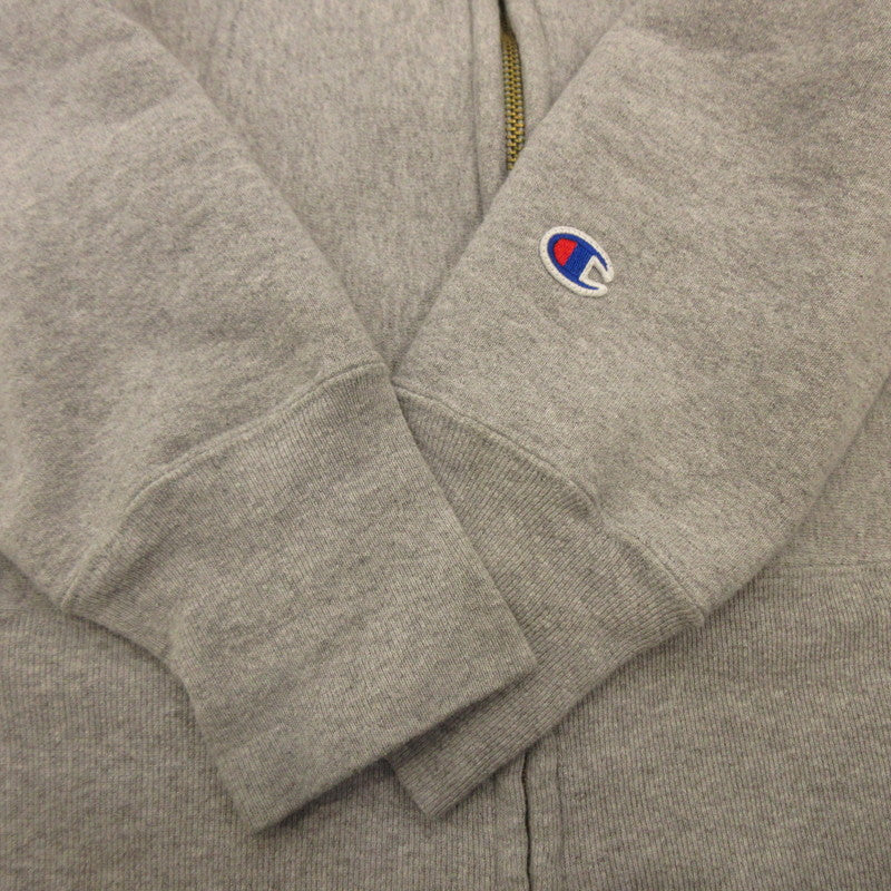 [Used] Champion | Champion Reverse Weave ZIP HOODED Hoodie C5-U102 Gray Size: M