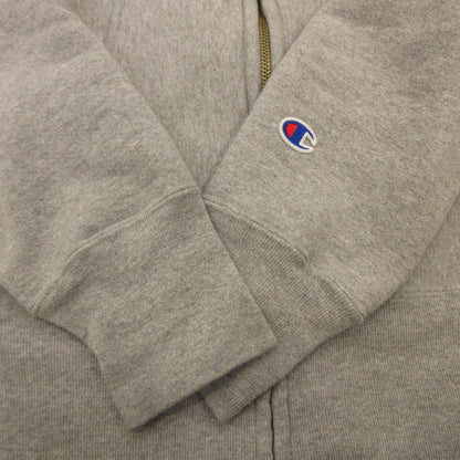 [Used] Champion | Champion Reverse Weave ZIP HOODED Hoodie C5-U102 Gray Size: M