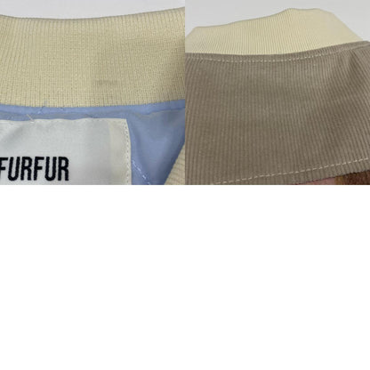 furfur | ファーファー パッチワークスタジャン スタジャン REFJ254033 2025A/W ホワイト【姫路東店】