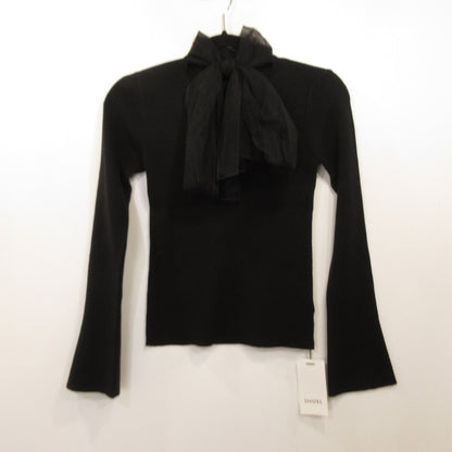 【中古】snidel | スナイデル ニュアンスリボンニットプルオーバー ニット SWNT254225 ｻｲｽﾞ:F ブラック