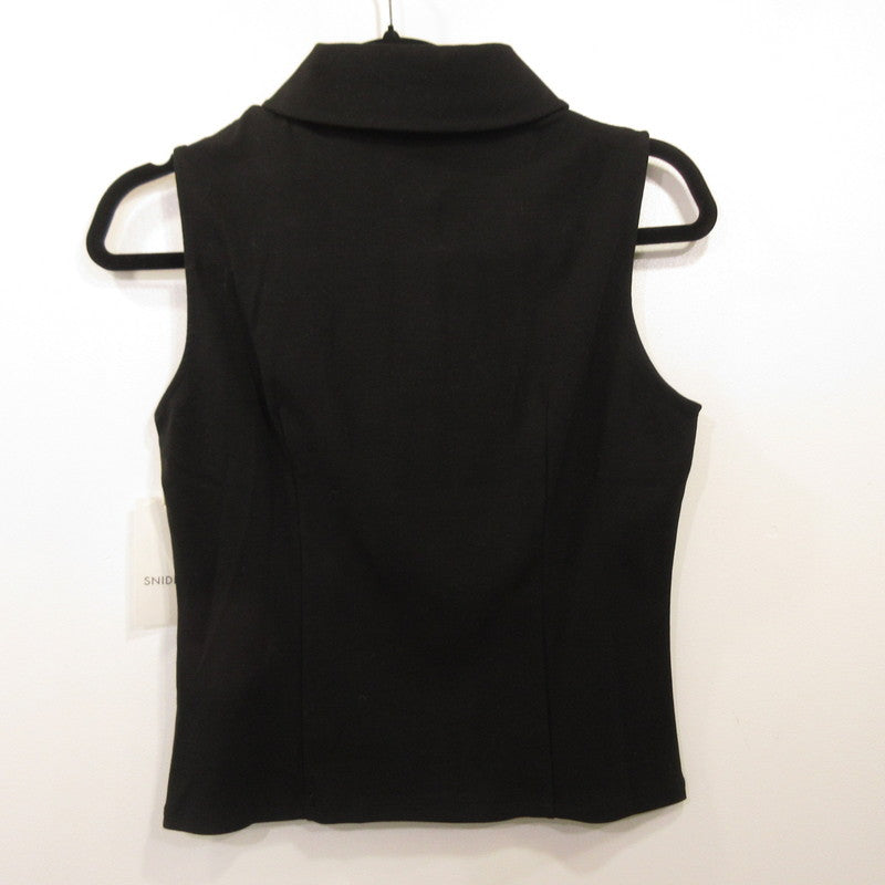 snidel | Snidel Bow Tie Polo Cut Pullover Blouse SWCT254246 Size: F Black