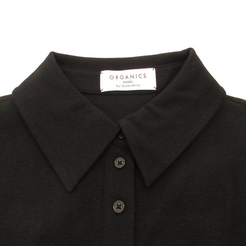 snidel | Snidel Bow Tie Polo Cut Pullover Blouse SWCT254246 Size: F Black