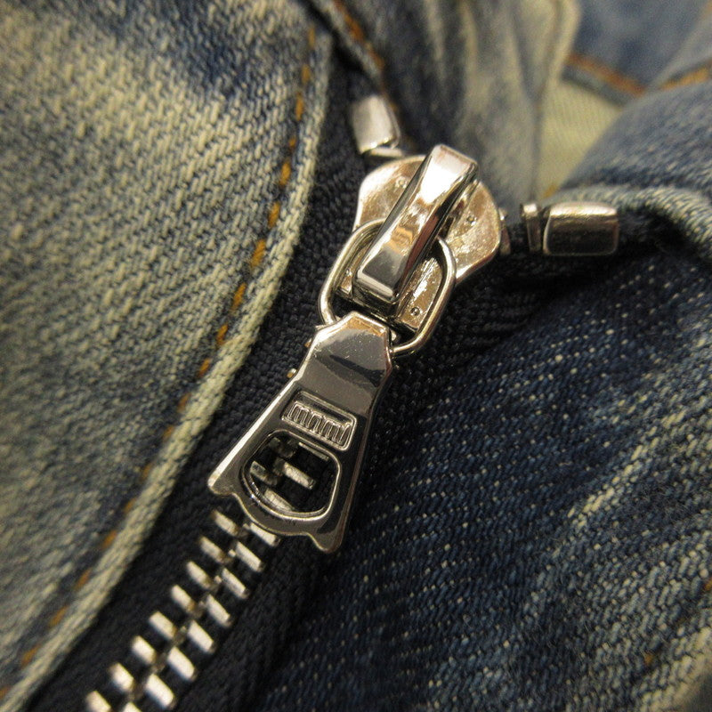 【中古】mnml | ミニマル X162 STRETCH DENIM デニムパンツ ライトブルー サイズ：34