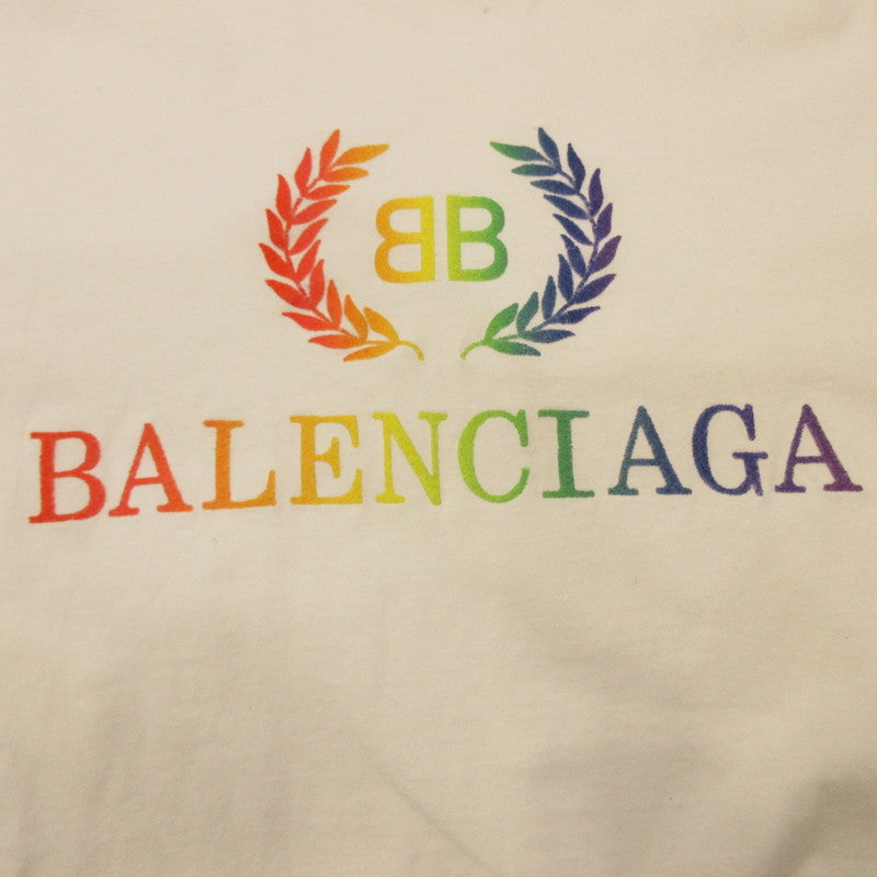 【中古】BALENCIAGA | バレンシアガ 半袖Ｔシャツ 570805 TIV53 ホワイト サイズ：L