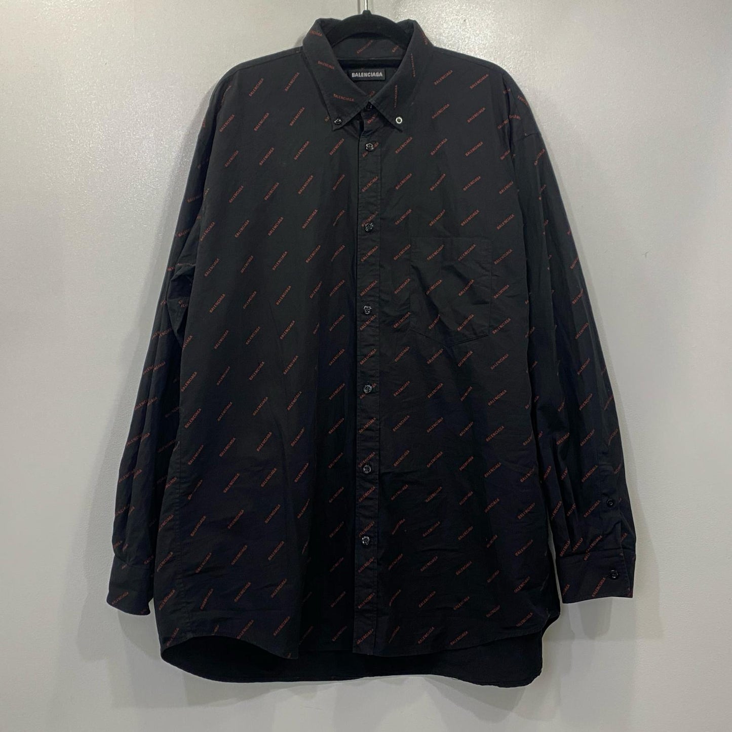 BALENCIAGA | バレンシアガ 長袖シャツ 534333 TBL96 総柄 サイズ：41【姫路東店】