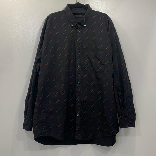 BALENCIAGA | バレンシアガ 長袖シャツ 534333 TBL96 総柄 サイズ：41【姫路東店】
