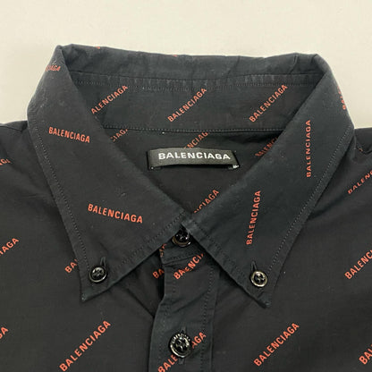 BALENCIAGA | バレンシアガ 長袖シャツ 534333 TBL96 総柄 サイズ：41【姫路東店】