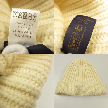 LOUIS VUITTON | Louis Vuitton Beanie Only LV Knit Cap M90799 White