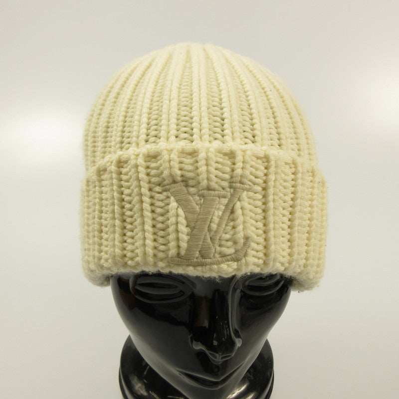 LOUIS VUITTON | Louis Vuitton Beanie Only LV Knit Cap M90799 White