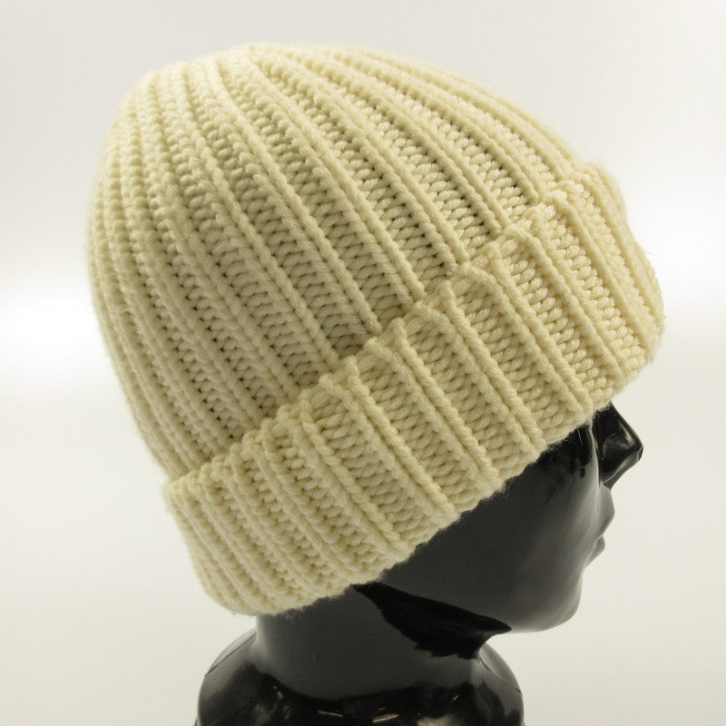 LOUIS VUITTON | Louis Vuitton Beanie Only LV Knit Cap M90799 White