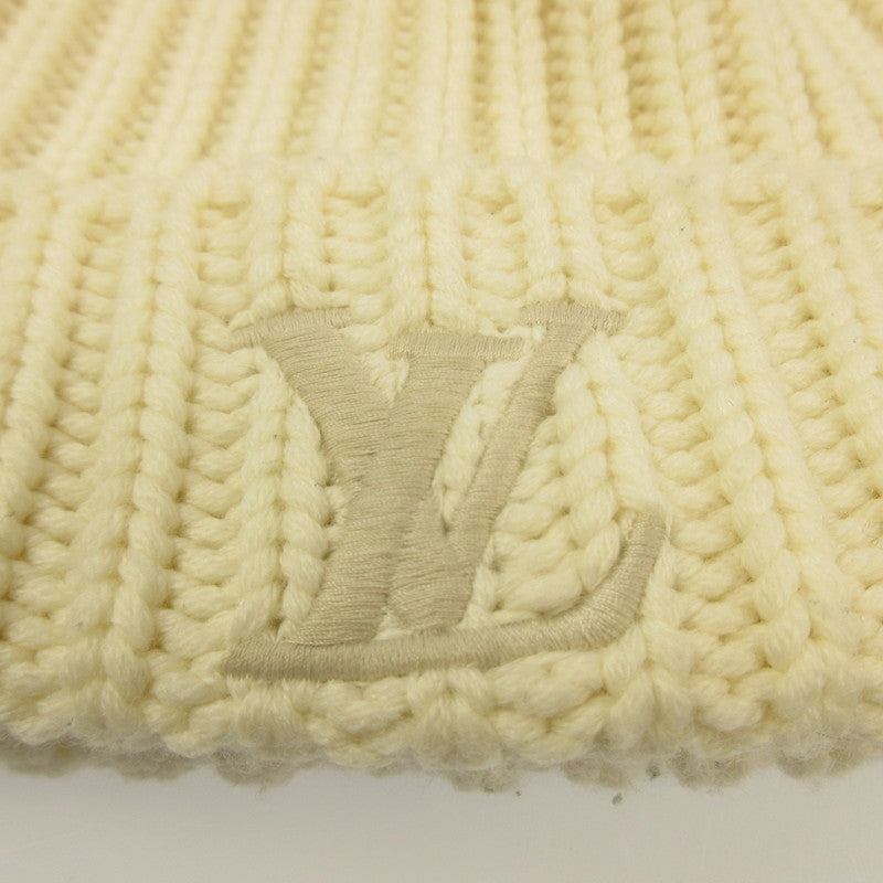 LOUIS VUITTON | Louis Vuitton Beanie Only LV Knit Cap M90799 White