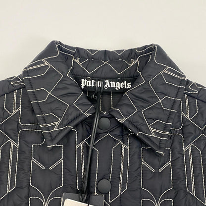 Palm Angels | パームエンジェルス All Monogram quilted nylon jacket その他トップス PMEA251E23FAB001 シャツジャケット 2023A/W ブラック サイズ：XS【姫路東店】