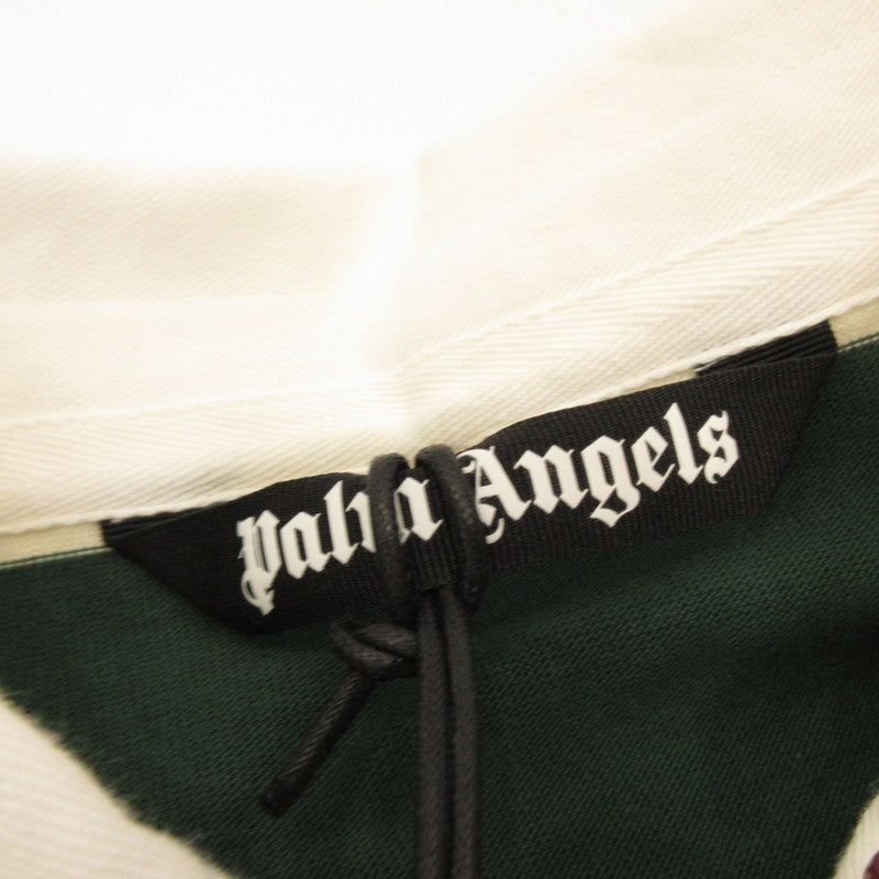 【中古】Palm Angels | パームエンジェルス Monogram rugby polo ポロシャツ PMGC013F23JER002 サイズ：XL
