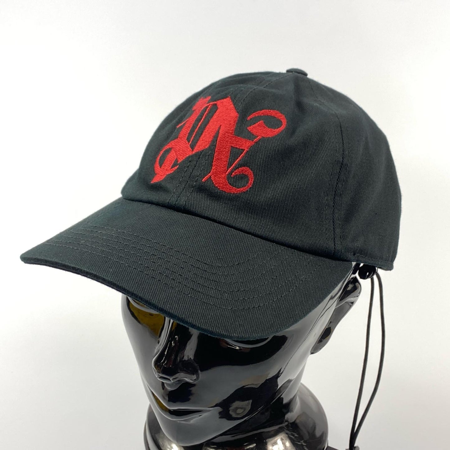 Palm Angels | パームエンジェルス Monogram Hat キャップ PMLB104F24FAB004 ベースボールキャップ 2024A/W ブラック【姫路東店】