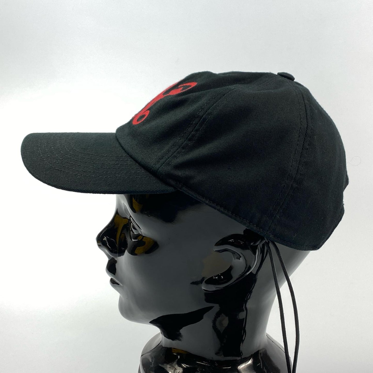 Palm Angels | パームエンジェルス Monogram Hat キャップ PMLB104F24FAB004 ベースボールキャップ 2024A/W ブラック【姫路東店】