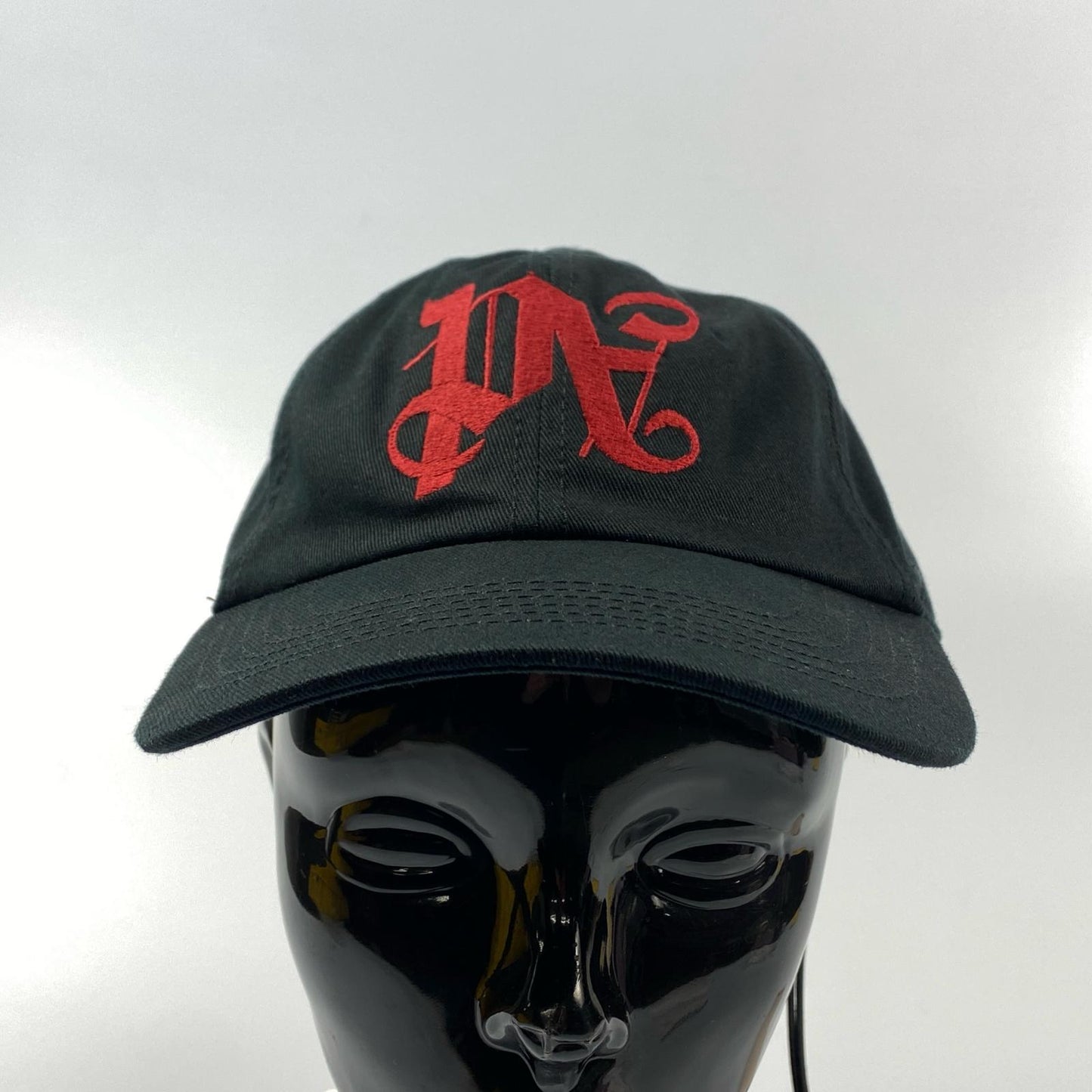Palm Angels | パームエンジェルス Monogram Hat キャップ PMLB104F24FAB004 ベースボールキャップ 2024A/W ブラック【姫路東店】