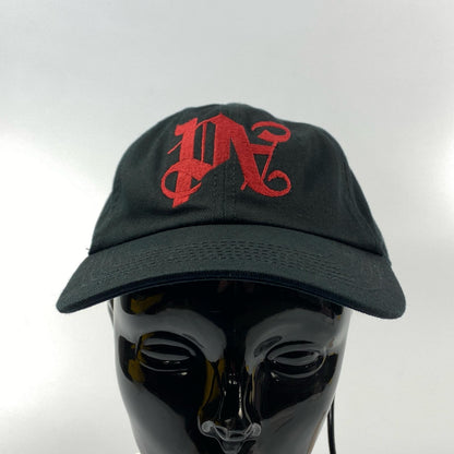 Palm Angels | パームエンジェルス Monogram Hat キャップ PMLB104F24FAB004 ベースボールキャップ 2024A/W ブラック【姫路東店】
