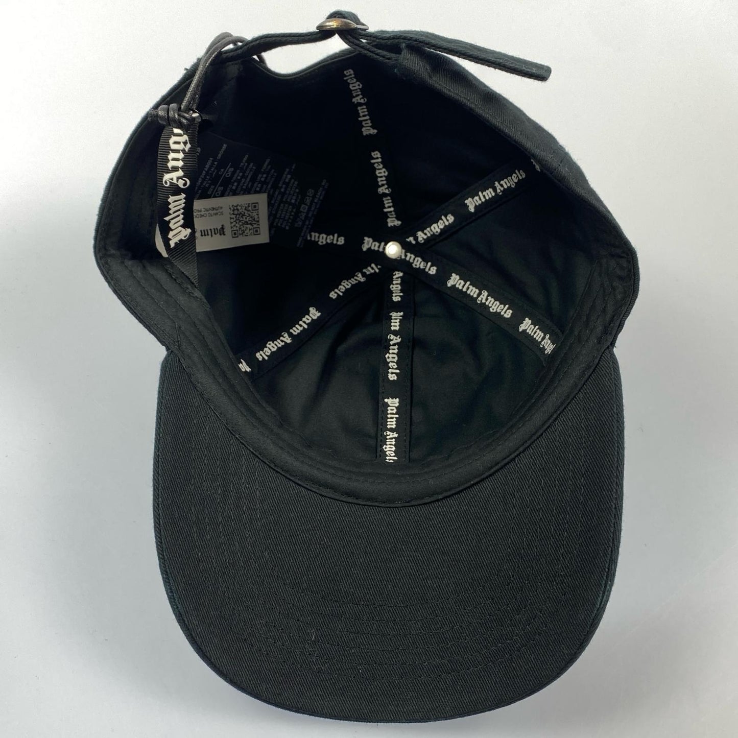 Palm Angels | パームエンジェルス Monogram Hat キャップ PMLB104F24FAB004 ベースボールキャップ 2024A/W ブラック【姫路東店】