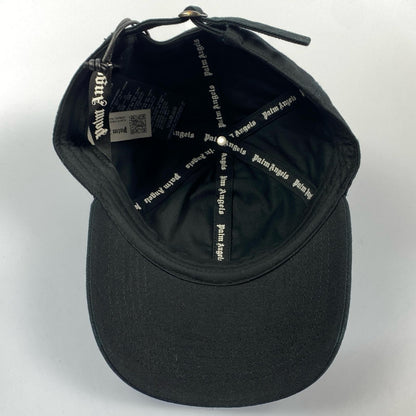 Palm Angels | パームエンジェルス Monogram Hat キャップ PMLB104F24FAB004 ベースボールキャップ 2024A/W ブラック【姫路東店】