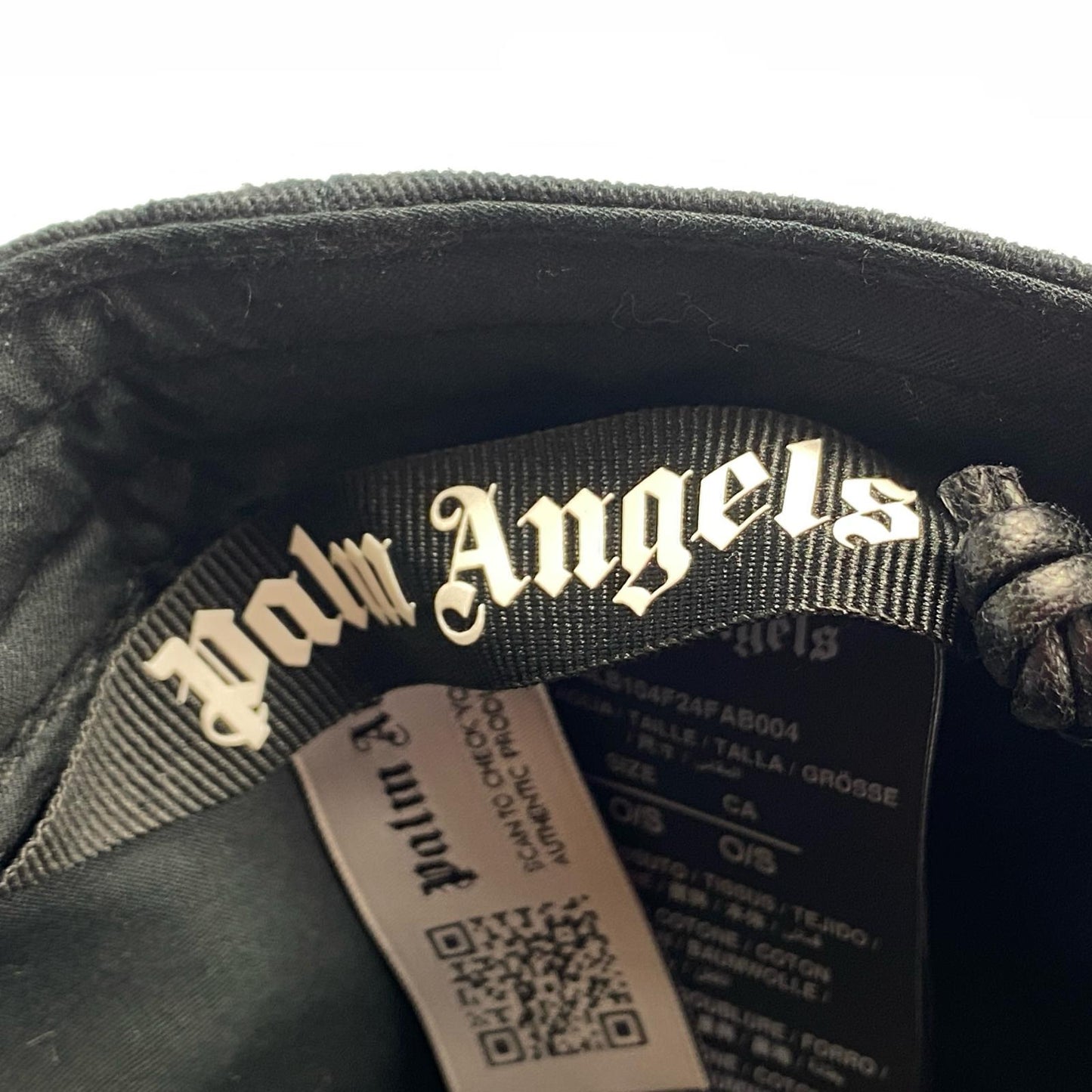 Palm Angels | パームエンジェルス Monogram Hat キャップ PMLB104F24FAB004 ベースボールキャップ 2024A/W ブラック【姫路東店】