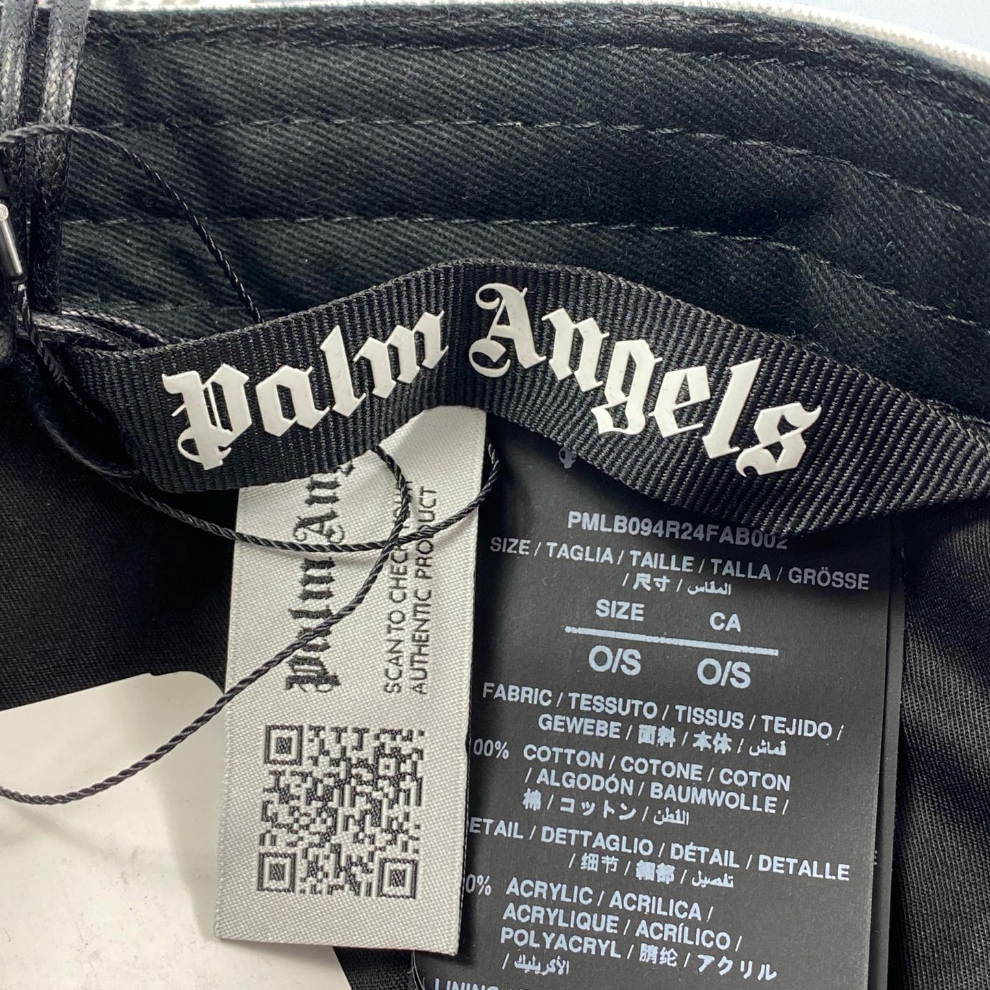 Palm Angels | パームエンジェルス MILANO CAP キャップ PMLB094R24FAB002 ベースボールキャップ 2024A/W ホワイト【姫路東店】