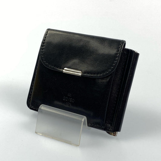 TOCHIGI LEATHER CLIP WALLET 札入れ W016 マネークリップ付札入れ ブラック【姫路東店】