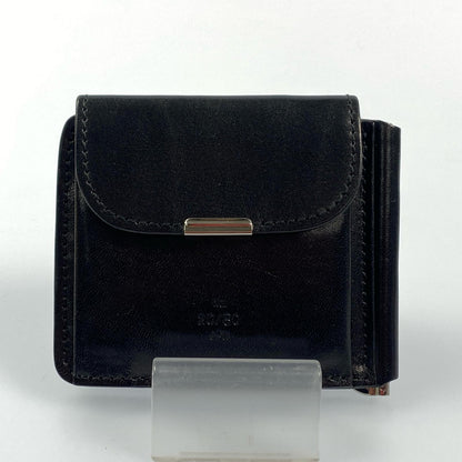 TOCHIGI LEATHER CLIP WALLET 札入れ W016 マネークリップ付札入れ ブラック【姫路東店】