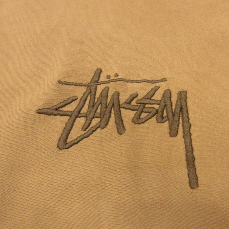 STUSSY | Stüssy Stock Logo Applique Hoodie 118461 Brown Size: S