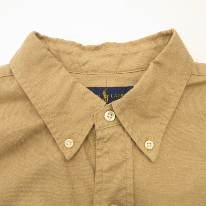 【中古】RALPH LAUREN | ラルフローレン CLASSIC FIT 長袖シャツ ベージュ サイズ：XL