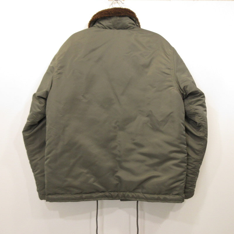 HOUSTON | HOUSTON NYLON N-1 DECK JACKET Military Jacket 51459 Khaki Size: L