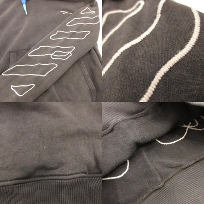 OFF-WHITE | OFF-WHITE ABSTRACT ARROWS SLIM HOODIE OMBB034F19E30011 Authentic Domestic Product Black Size: S