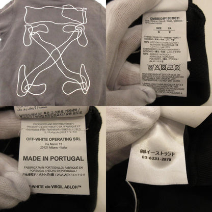 OFF-WHITE | OFF-WHITE ABSTRACT ARROWS SLIM HOODIE OMBB034F19E30011 Authentic Domestic Product Black Size: S