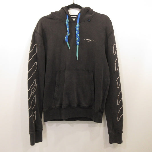 OFF-WHITE | オフホワイト ABSTRACT ARROWS SLIM HOOD パーカー OMBB034F19E30011 国内正規品 ブラック サイズ：S