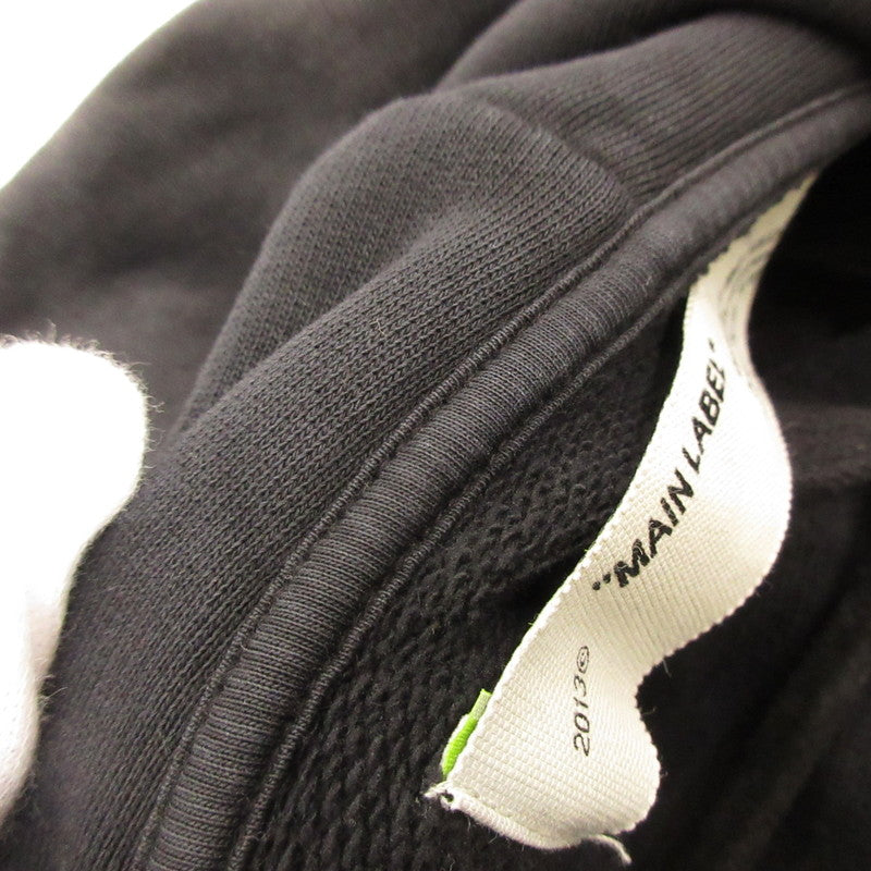 OFF-WHITE | OFF-WHITE ABSTRACT ARROWS SLIM HOODIE OMBB034F19E30011 Authentic Domestic Product Black Size: S
