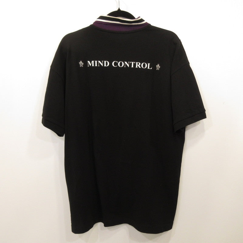 MONCLER | Moncler POLO MANICA CORTA Polo Shirt E209L8300080 ×Palm Angels/Domestic Authentic Black Size: L
