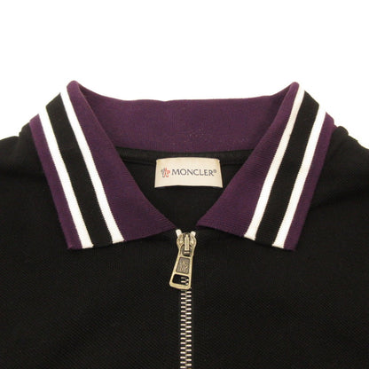 MONCLER | Moncler POLO MANICA CORTA Polo Shirt E209L8300080 ×Palm Angels/Domestic Authentic Black Size: L