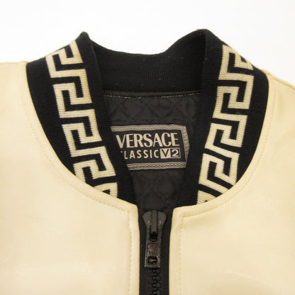 VERSACE | VERSACE Varsity Jacket White Size: Unknown